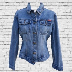 Vintage Guess Denim Trucker Jacket Size Large